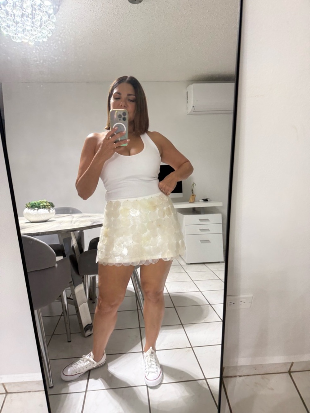 Mermaid 🧜♀️ mini skort hand made